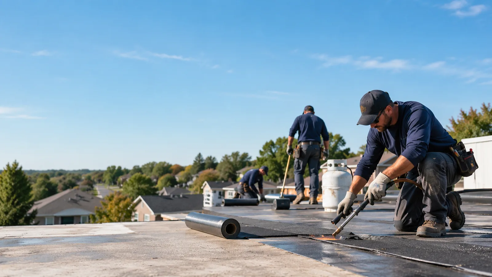 Flat Roof Leak Repair providers in Alger, OH